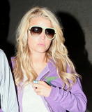 Jessica Simpson arriving at LAX airport in Los Angeles