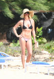 Nicolette Sheridan in bikini making out with Bolton in St.Barth