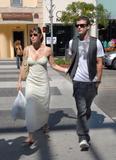 Jessica Biel and Justin Timberlake grabbing lunch at Jack n' Jill's in Beverly Hills