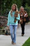 Ashley Tisdale - candids Brentwood